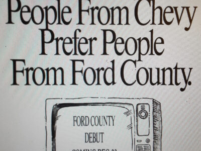 Remembering when Ford (County) preferred Chevy