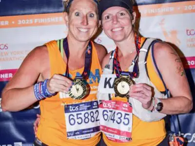 Samantha Cox runs New York City Marathon