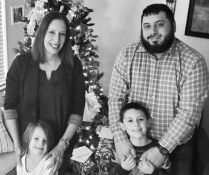 Members of the Neal family of Paxton — Brianna, Danny, Evelyn (bottom left) and Braylin (bottom right). Courtesy of Danny Neal