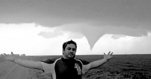 A former firefighter for eight years in his native Evergreen Park, Paxton resident Danny Neal, 37, has been a storm chaser for more than 20 years. “I’ve seen 140- plus tornadoes in my life — all over the United States,” said Neal, who owns IllinoisStormChasers.com. Courtesy of Danny Neal