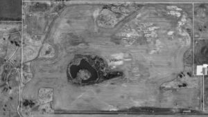 This image from Ford County’s GIS website shows the parcel involved in the proposed Goldenrod solar projects on old Railside Golf Course land just outside Gibson City’s northern corporate limits. Photos courtesy