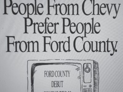 Remembering when Ford (County) preferred Chevy