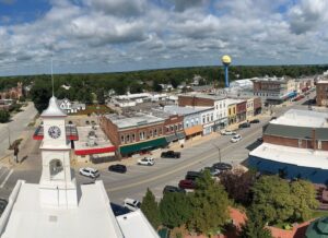 Paxton’s only tax-increment financing district — established in December 2012 — comprises Market Street downtown (above), along with West Ottawa Road to the city’s west edge. Will Brumleve photos/Ford County Chronicle