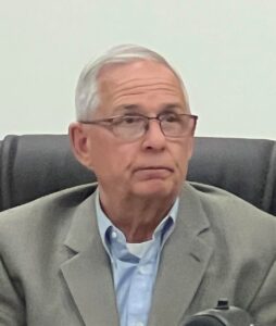 Paxton Mayor Bill Ingold speaks Tuesday, Nov. 18, during a meeting of the city’s joint review board.