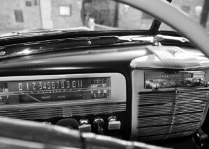 The dashboard of Royce Baier’s 1941 Packard. Dave Hinton photos/For the Ford County Chronicle